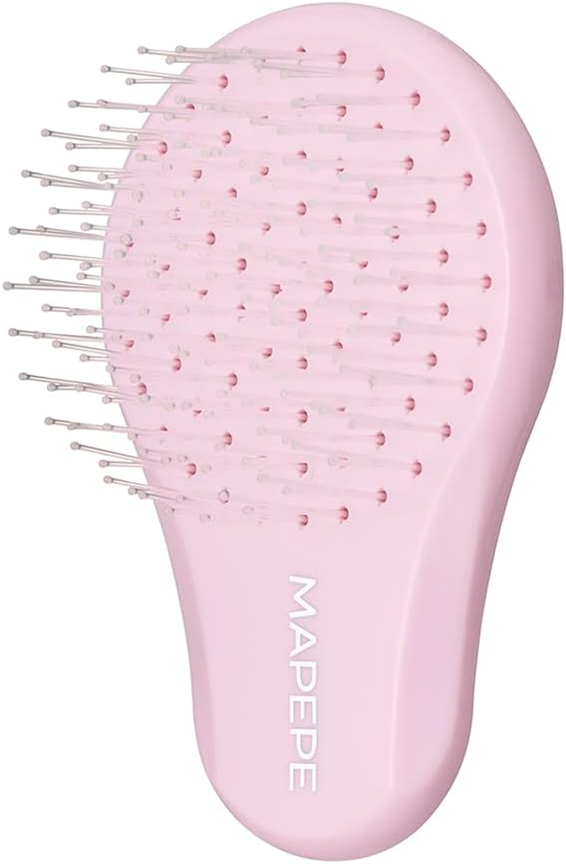 Mapepe Detangling Brush [Pocket Size] Milky Pink MAPEPE image number 1