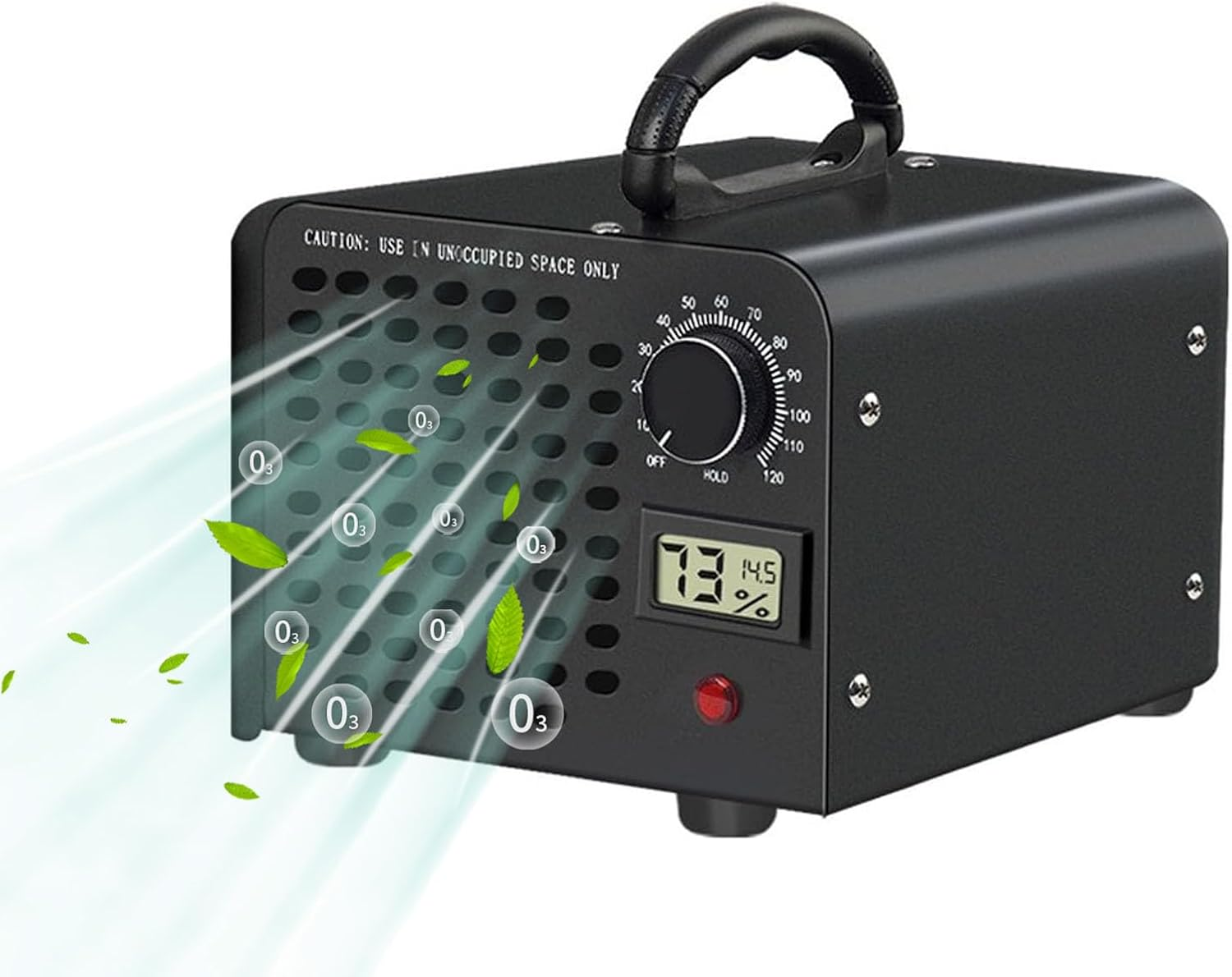 Ozone Generator 30000Mg/H, High-Capacity Ozone Machine Odor Removal, Home Ozone Generator with Display for Car, Pet, Smoke, Home, Etc image number 5