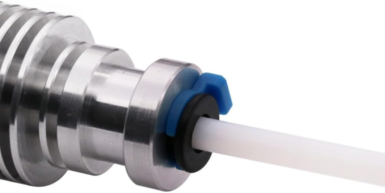 Baluue Hotend Extruder Collet Clip for 3D Printer Bowden Tube Clamp 3-Pack Precision Plastic Locking Clip Ensuring Stable Filament Feeding and Easy Installation image number 5