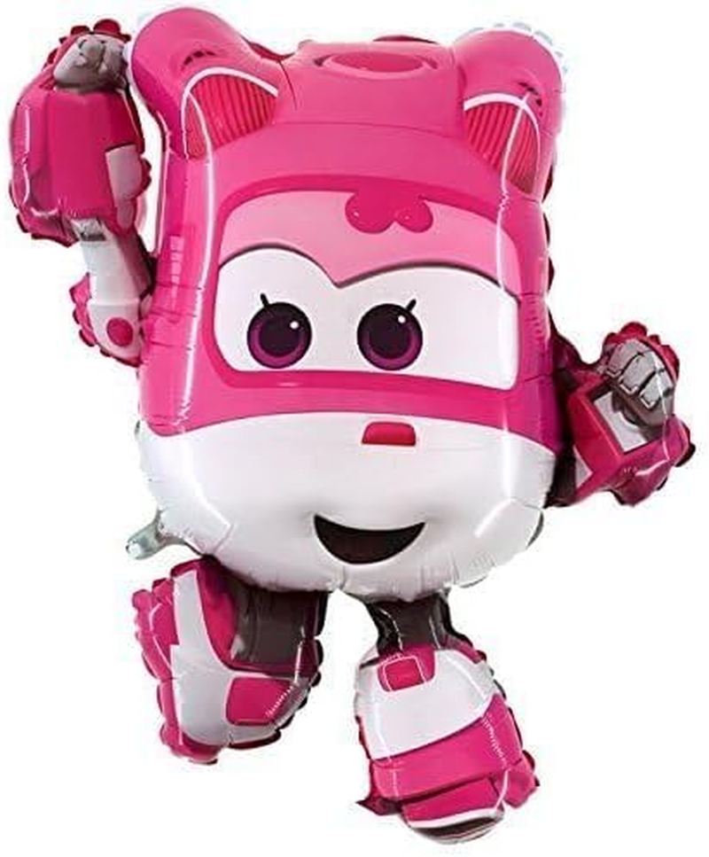 Toyland 86Cm (34") Dizzy the Pink Super Wings Foil Balloon - Kids Party Balloons image number 1