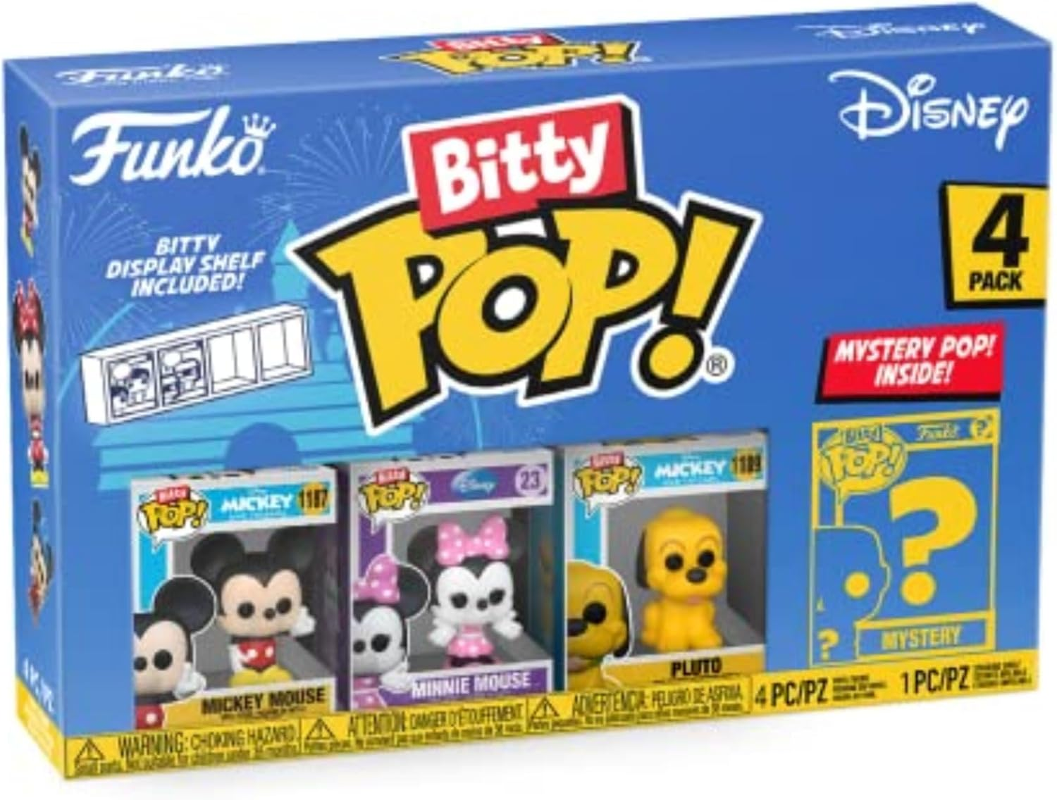 FUNKO Bitty POP!: Disney - Mickey 4-Pack image number 4