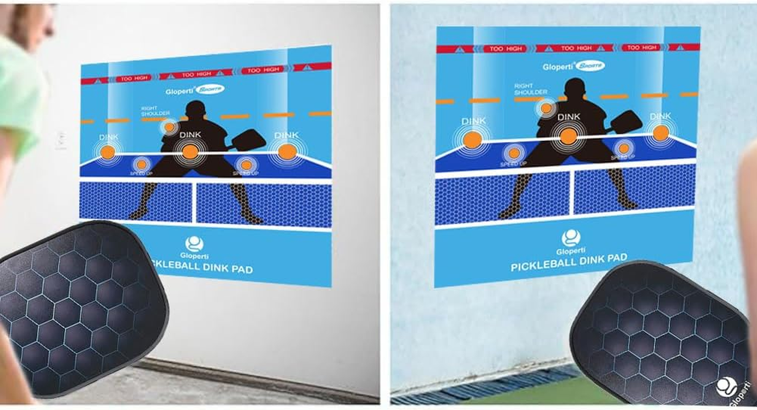 Gloperti Pickleball Training Dink Pad Master Practice Aid Soft Feeling Fabric Material for Indoor & Outdoor Use Precision & Game Improvement