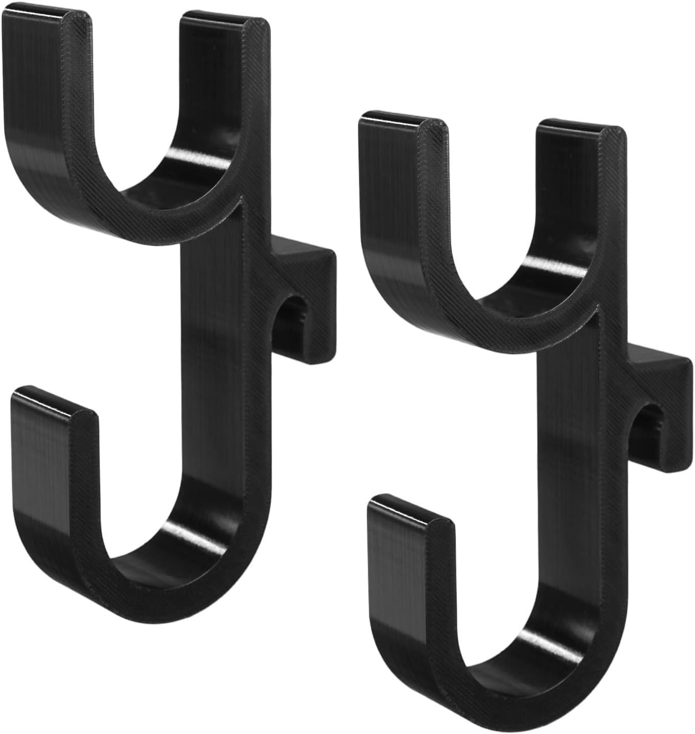 2Pack Car Umbrella Hook Universal Car Tool No Drilling Stable Installation Suitable for Any Vehicle Ideal for Hanging Umbrellas Towels and More (Black) image number 5