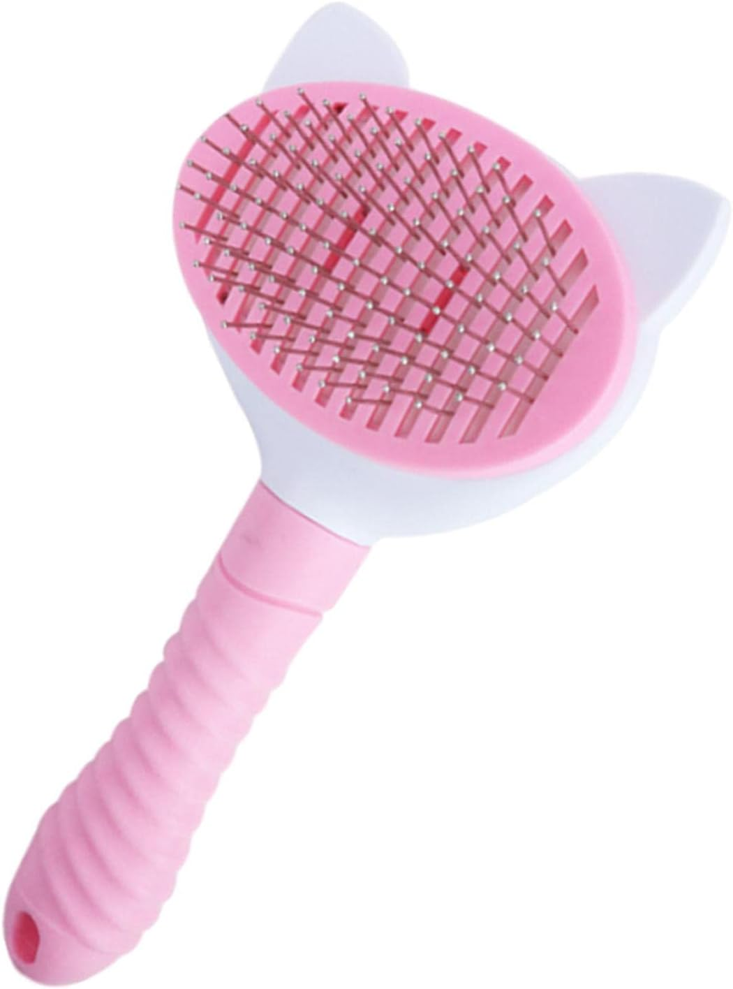 Bvizyelck Pet Massage Brush | Self-Cleaning Brush with Release Button,Cats Grooming Dematting Comb Grooming Brush Tool for Long or Short Hair Cats Dogs