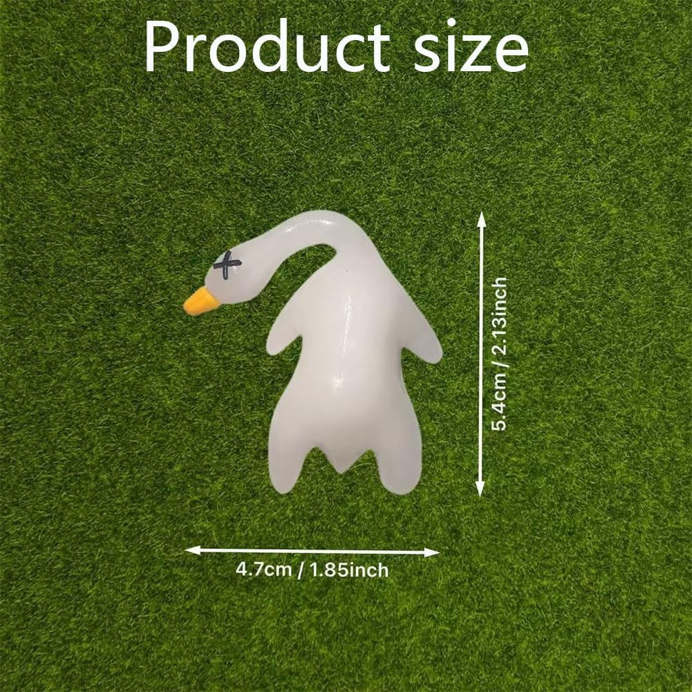 10PCS Duck Car Accessories, Color Changing Roast Duck Creative Pendant, Cute Creative Interior Decoration, UV Temperature Reminder, Suitable for Indoor and Outdoor Pendant image number 3