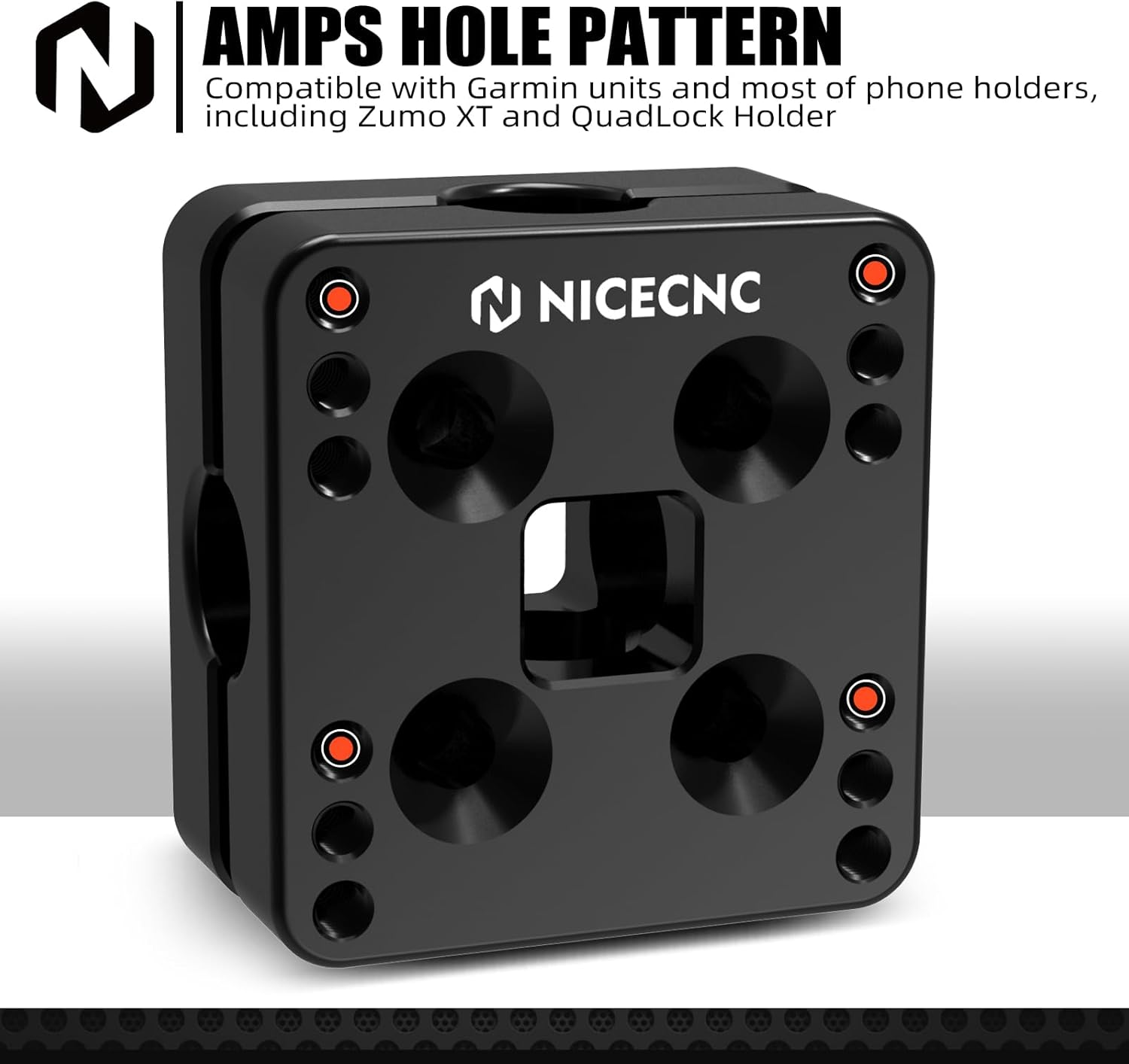 NICECNC 12MM GPS Holder Bar Clamp Compatible with Yamaha Tenere 700,Super Tenere XTZ1200 14-22,R1200 1250 GS and GSA 14-22,Aprilia Tuareg 660-2022 image number 2