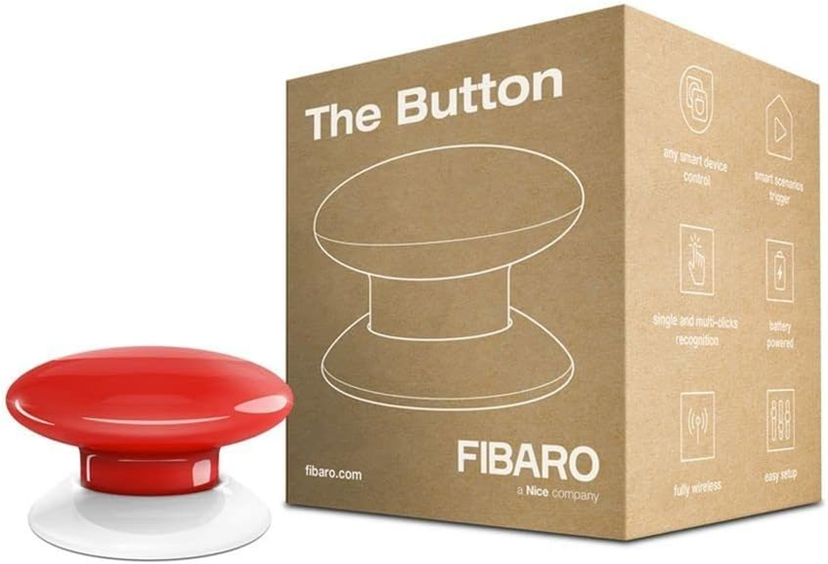 Fibaro Homekit the Button, Red - Brown image number 2