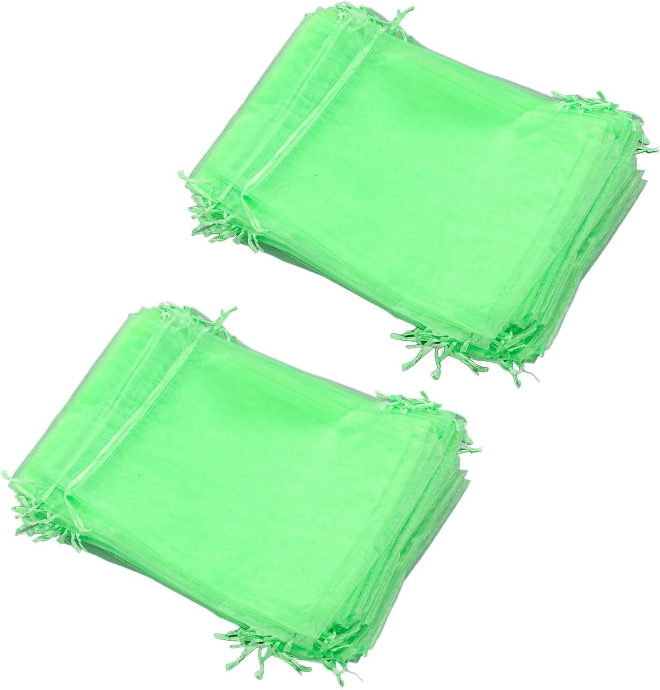 Jiawu 100PCS Fruit Protection Bags for Fruit Trees, Fruit Protection Netting Bags for Fruit Trees with Drawstring, Reusable Fruit Netting Bags for Protecting Fruits and Vegetables (20 * 30Cm) image number 4