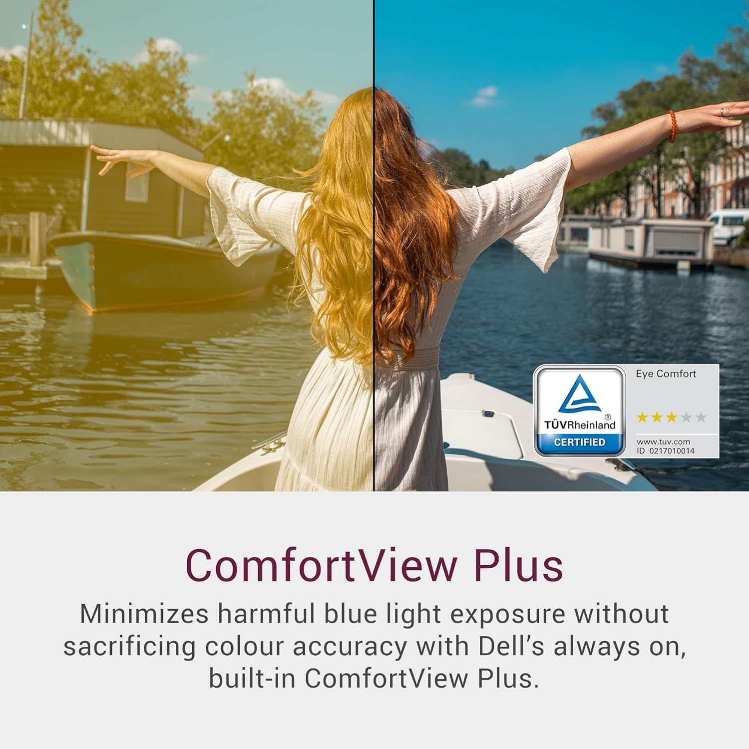 Dell 24 Monitor - SE2425HM - 23.8-Inch Full HD (1920X1080) 16:9 100Hz Display, IPS Panel, 16.70 Million Colors, Anti-Glare, 1 HDMI / 1 VGA Port, T&Uuml;V Rheinland 3-Star*, Comfortview plus - Black