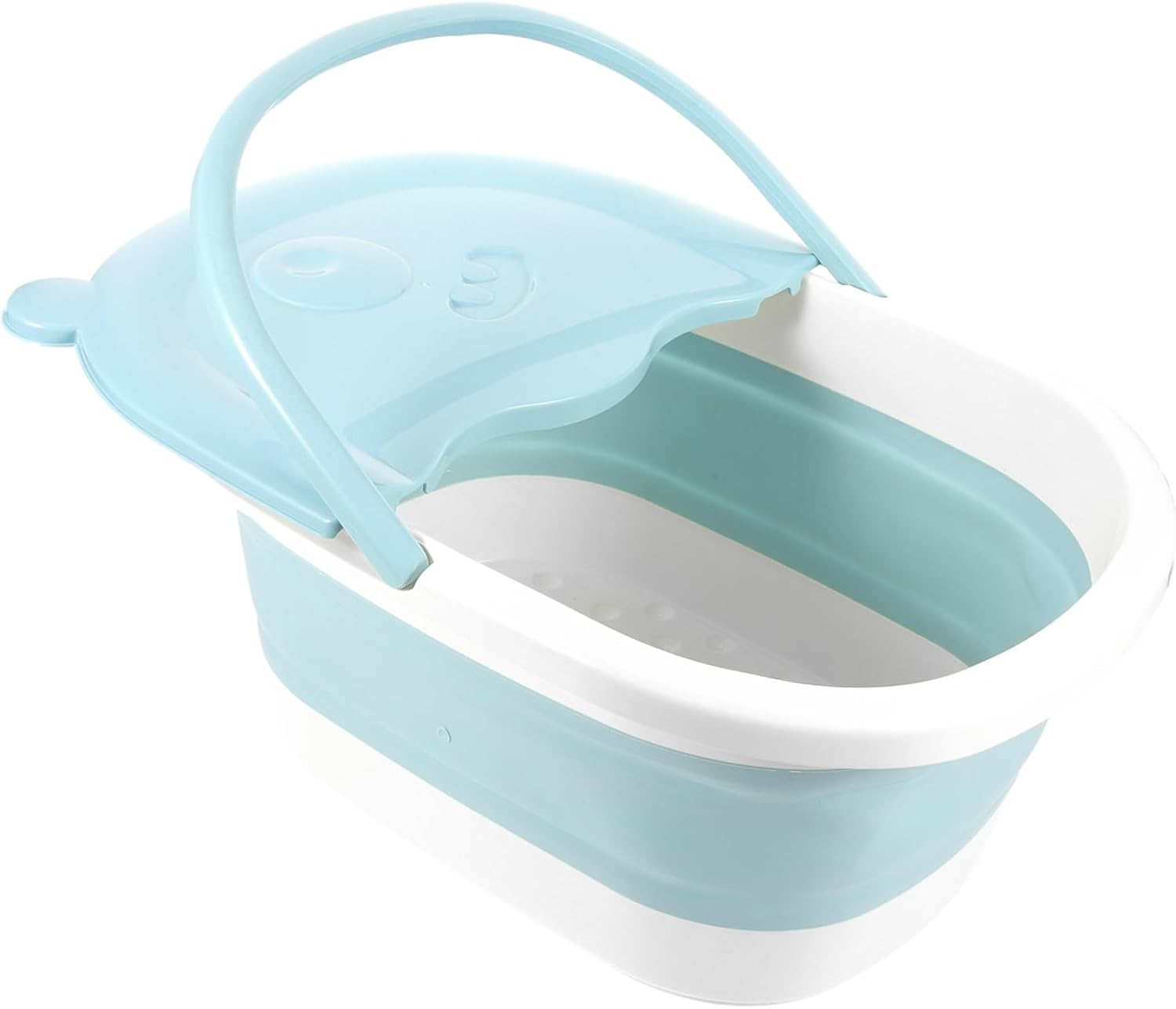 WOFASHPURET Foot Soaking Bath Basin Multi-Use Acupuncture Points Massage Bath Bucket for Household Massage Wash image number 2