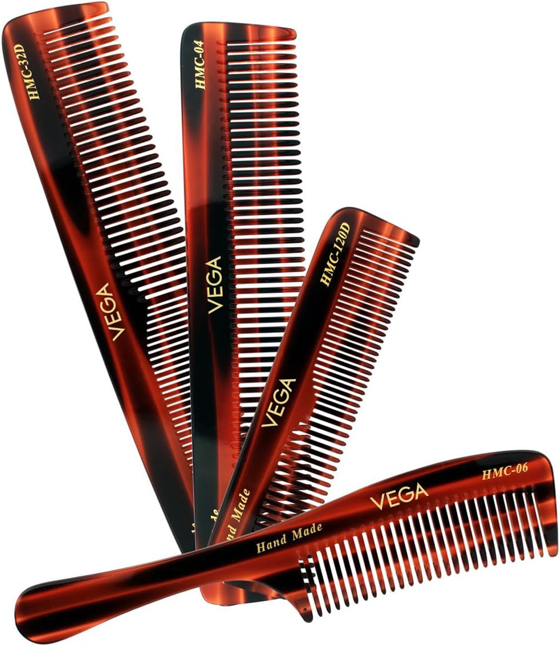 Vega Set of 4 Hand Made Comb image number 3