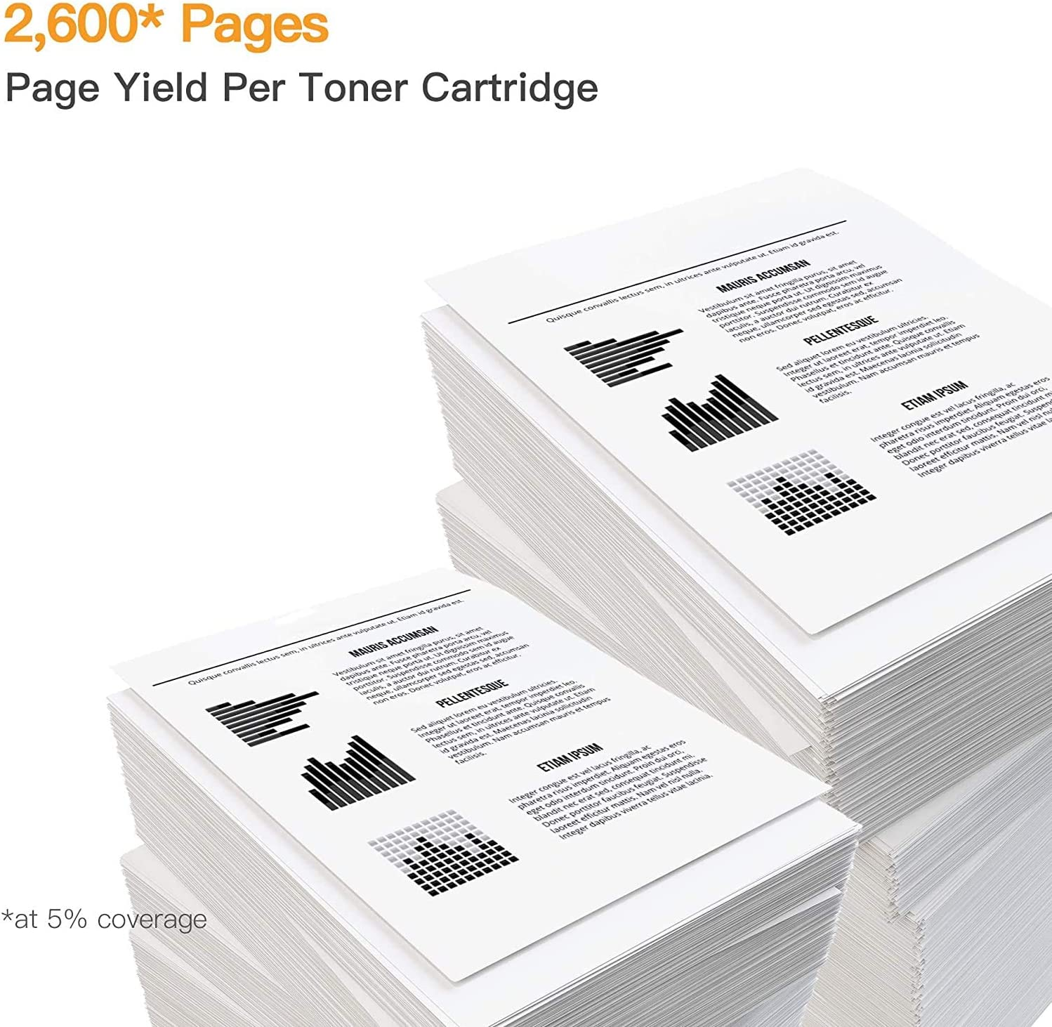 3 Pack TN2350 Toner Cartridge Compatible with Brother HLL2300D HLL2340DW HLL2365DW MFC-L2700DW MFCL2700DW MFC-L2703DW MFCL2720DW MFCL2740DW image number 3