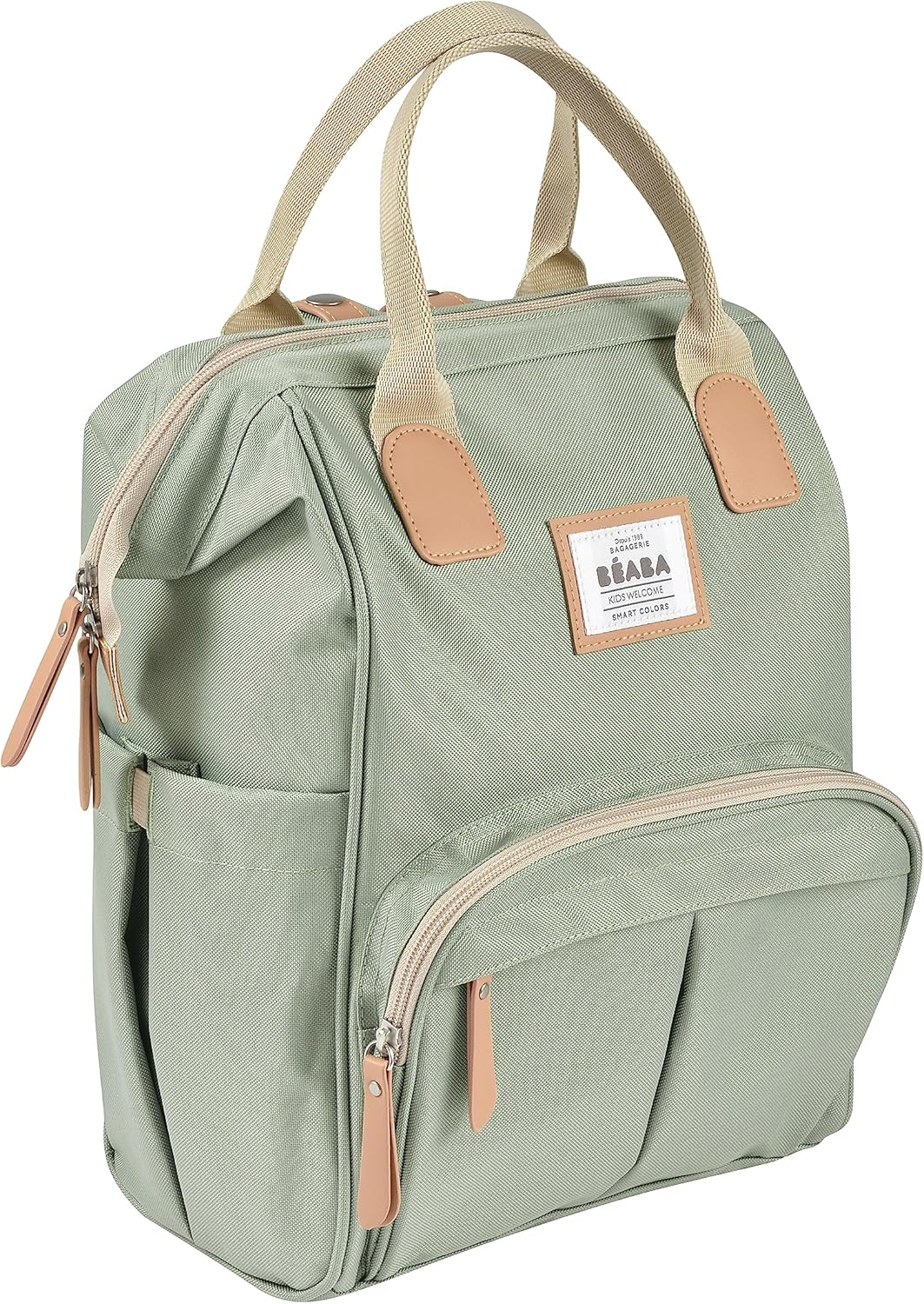 Beaba Wellington Nappy Bag Backpack, Sage Green image number 5