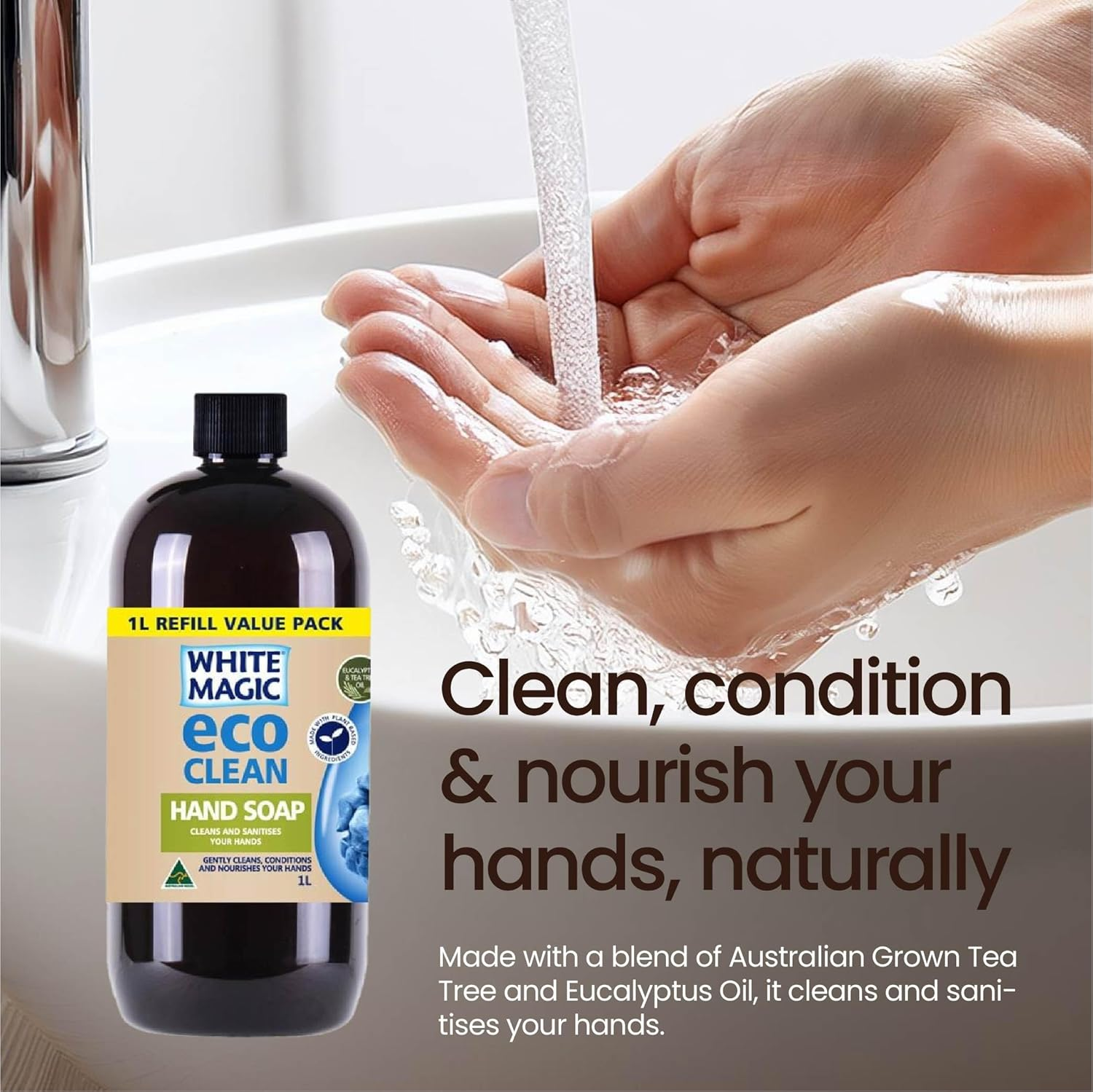 White Magic Eco Clean Hand Soap 1 Litre