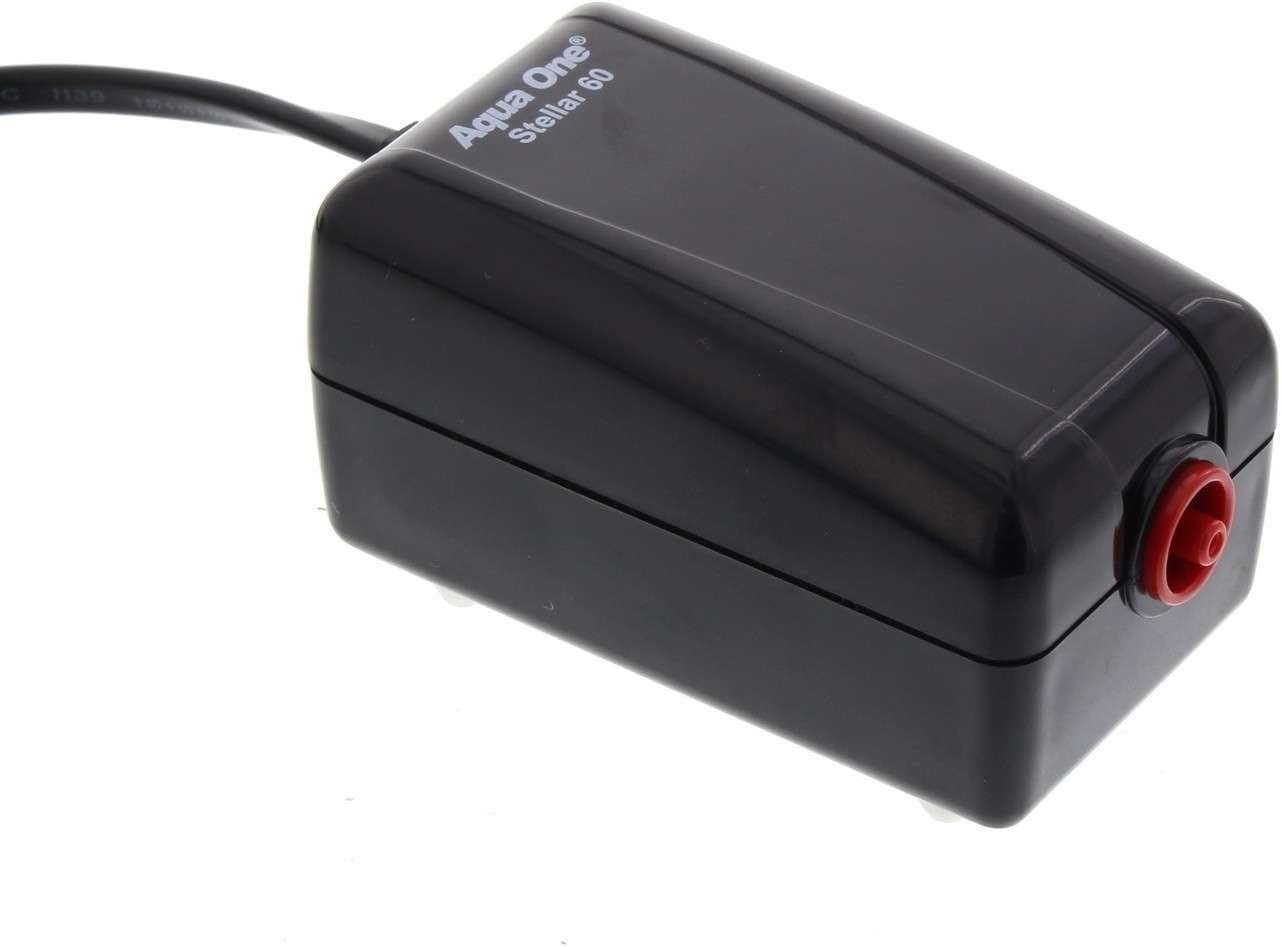 Stellar 60 Air Pump 60 L/Hr 2W Fish Tank Aquarium Aqua One 94132 image number 2