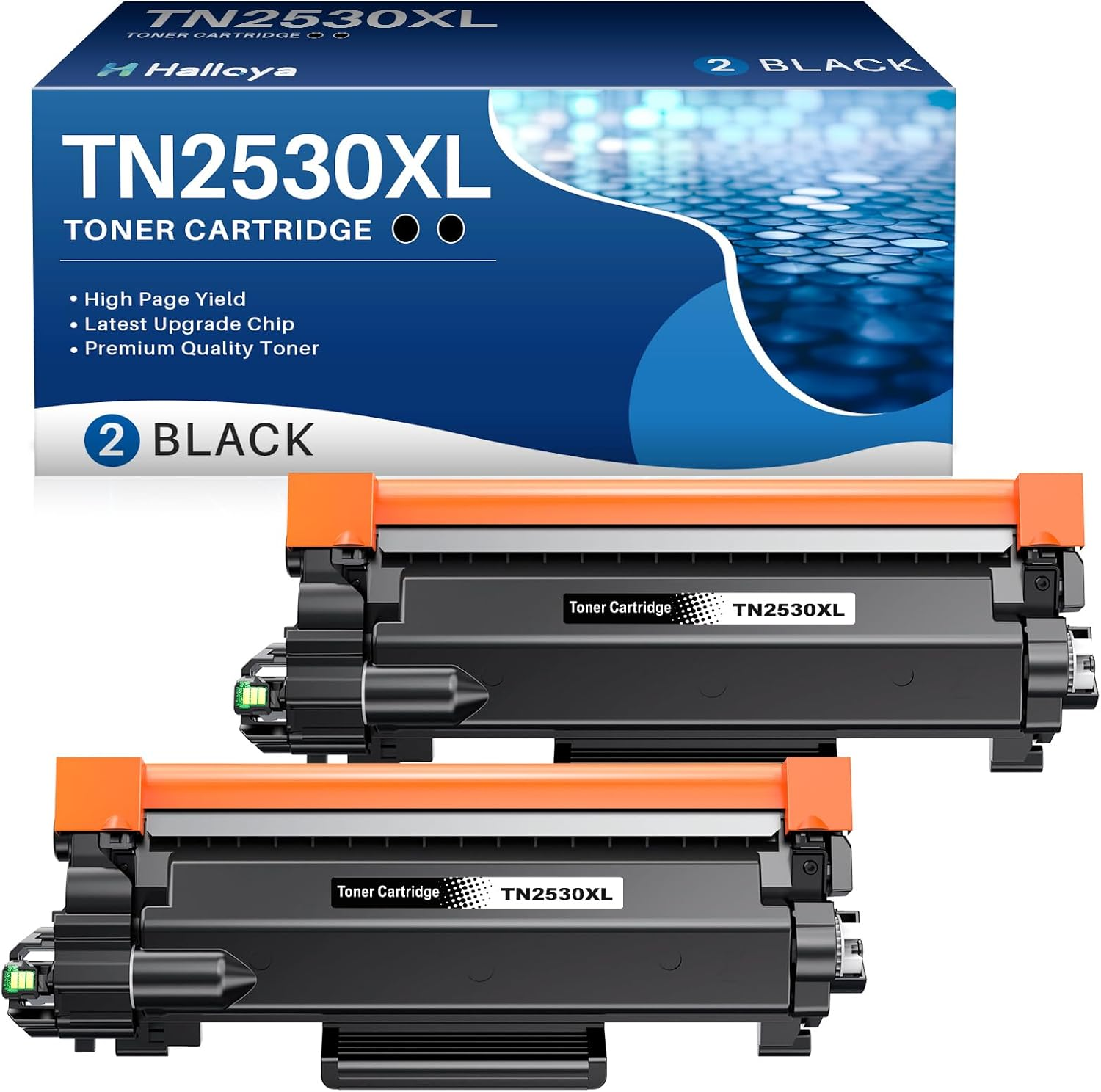 TN2530XL TN2530 Toner Cartridge Compatible for Brother MFC-L2880DW MFC-L2920DW MFC-L2820DW MFC-L2800DW HL-L2480DW HL-L2464DW HL-L2460DW HL-L2400DW HL-L2445DW DCP-L2640DW Printer (2 Black) image number 3