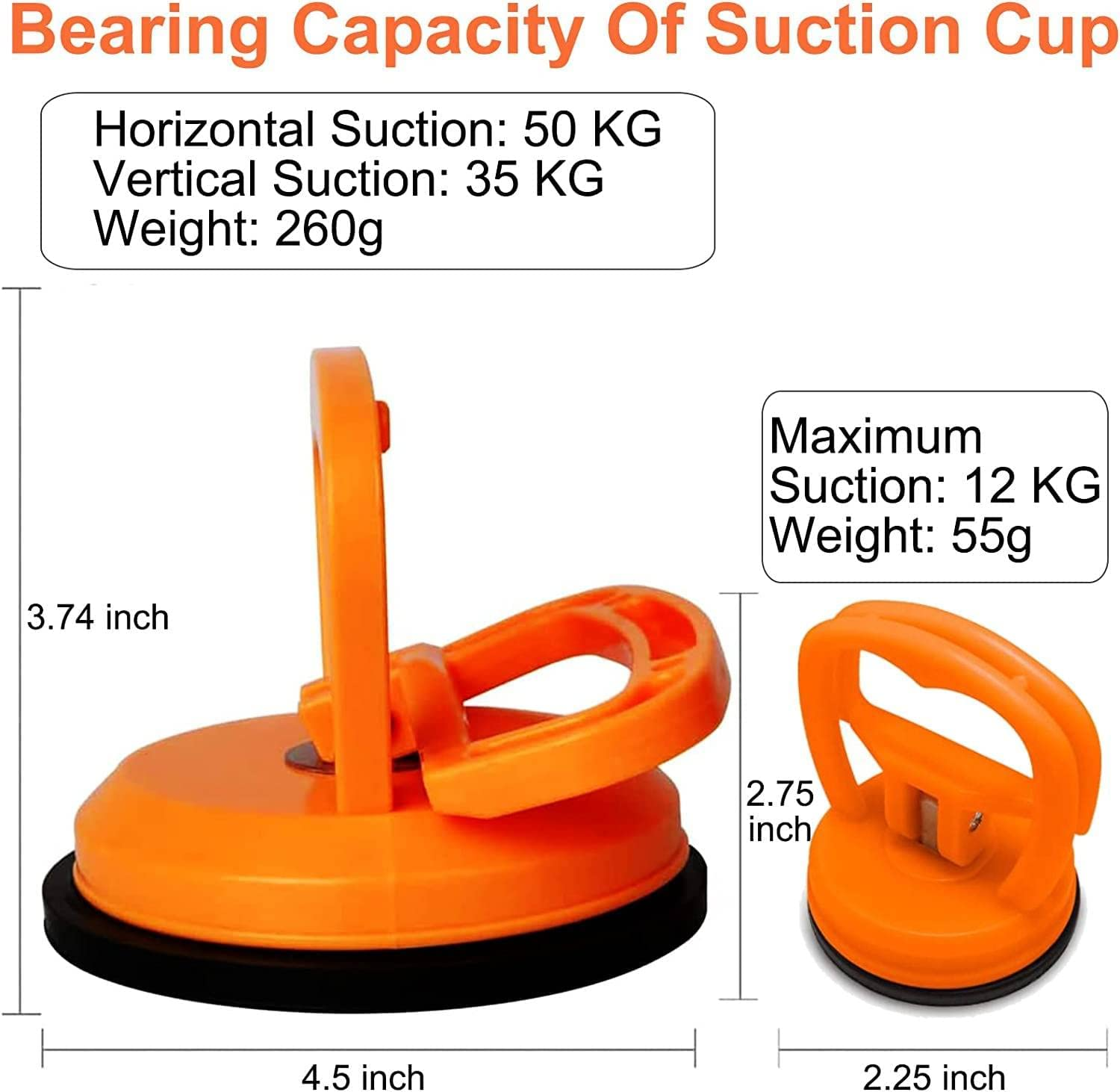 3Pcs Suction Cup Dent Puller, Car Dent Puller Remover Tool, Car Dent Repair Kit, Strong Suction Cup for Tiles, Glass Lifting and Heavy Objects Moving image number 4