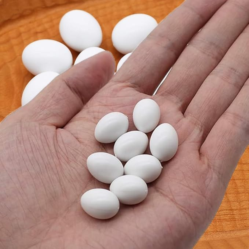 WEZCHUGHAOL 10 Fake Bird Eggs, Pigeons That Have Stopped Laying, Spotted Pigeons, Grey Parrots, and Wren Brother ，Easter Bird Eggs image number 6