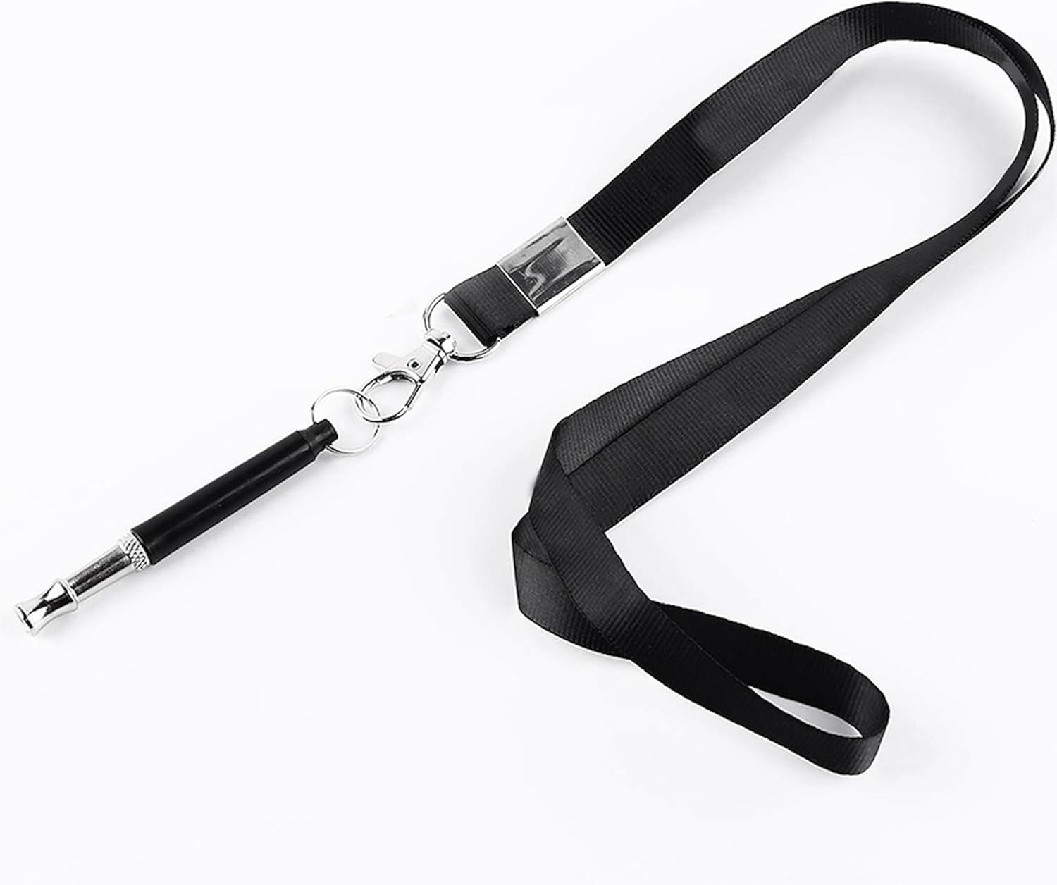 High Pitch Plastic Dog Whistles for Recall Training, Dog Training Whistle with Lanyards and Key Rings