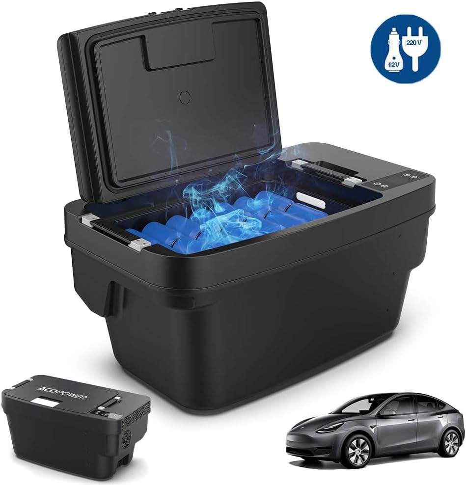 ACOPOWER Mobile Fridge 33L Portable Freezer Specially Designed for Tesla Model Y image number 1