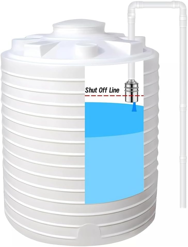 Zicojia 304 Stainless Steel Fully Automatic Water Level Control Float Valve, 1/2In 3/4In Auto Fill Shut off Water Float Valve image number 2