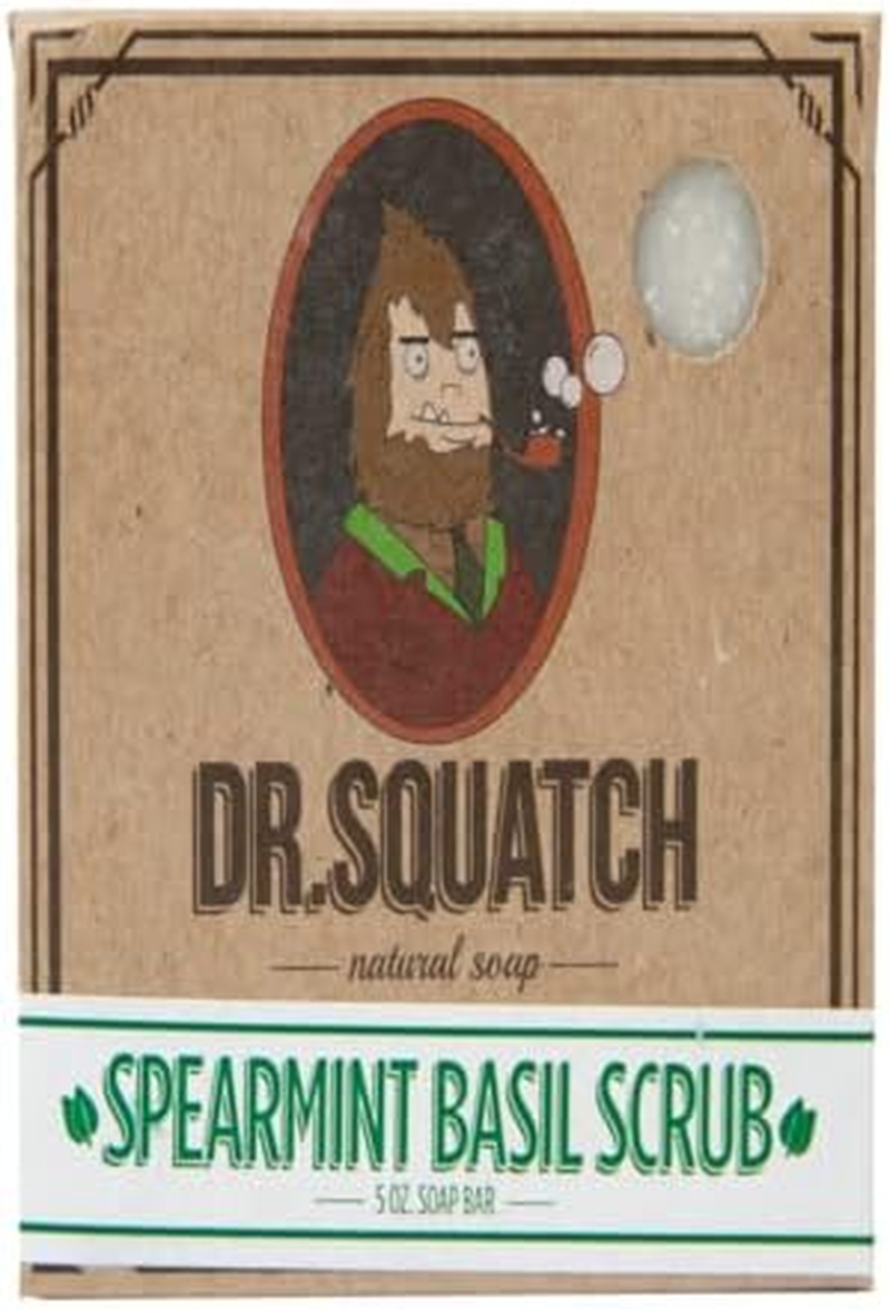 Dr. Squatch All Natural Bar Soap for Men with Zero Grit, Spearmint Basil image number 3