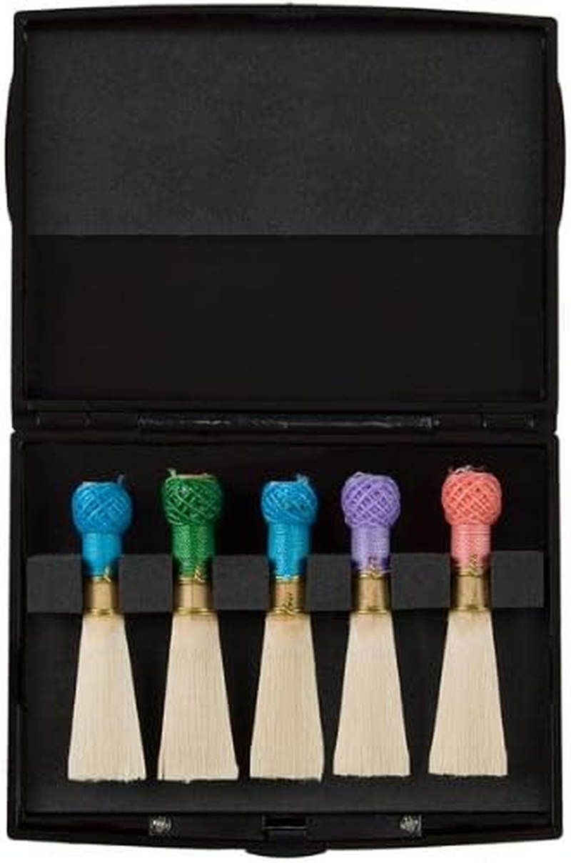 Protec Bassoon Reed Case, 5 Reeds, Opaque Black image number 1