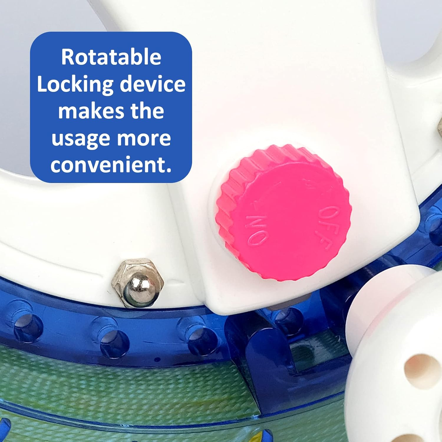 Simxkai Kite String Reel, Kite String Spool,Kite Line Winder 8Inches Dia, Come with Lock & 1000 Feet Line image number 5