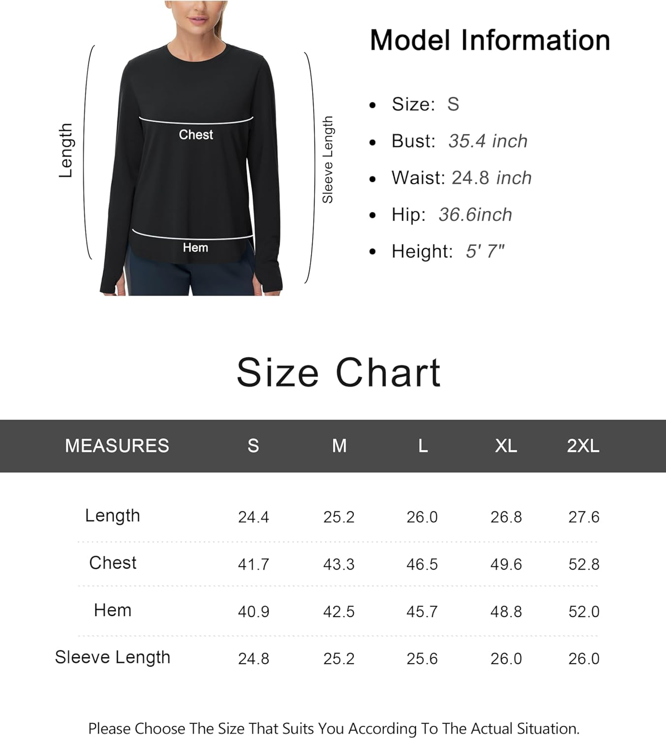 THE GYM PEOPLE Women'S Long Sleeve Workout Shirts Lightweight Cotton Running Yoga Tops with Thumb Hole image number 5