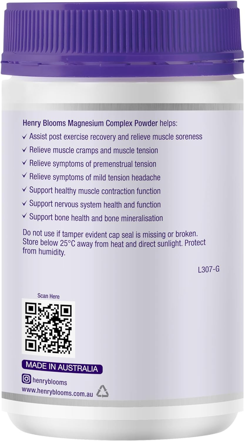 Henry Blooms Magnesium Complex Powder, 200G image number 1