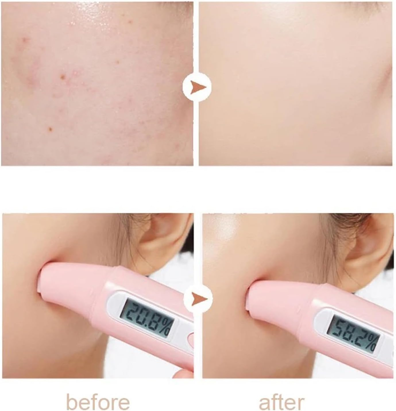 Mushroom Head Air Cushion CC Cream, CC Cream Foundation, Moisturizing BB Cream Foundation Long-Lasting Coverage of Blemishes, Matte Even Skin Tone Nude Makeup Base Primer (02#, Natural) image number 3