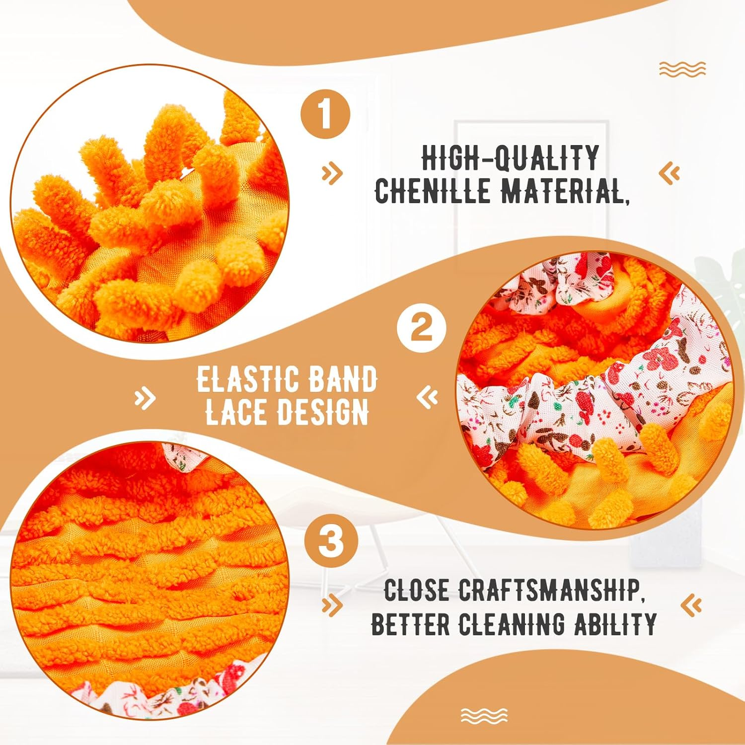 Toulite 10 Pcs 5 Pairs Mop Slippers Shoes for Floor Cleaning Washable Reusable Duster Slippers Microfiber Cleaning Socks for Cleaning Men Women Sweeper Floor Cleaning Tools for House, 5 Colors, Pink, Blue, Green, Purple, Orange, One Size