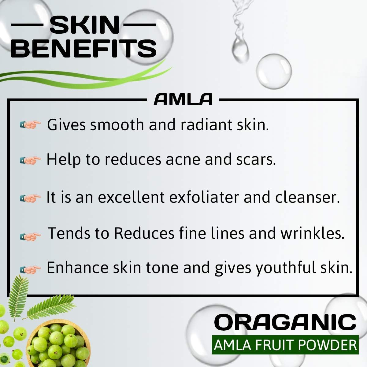 Dravida Organics 100% Natural Amla Powder (100 Gm) image number 3