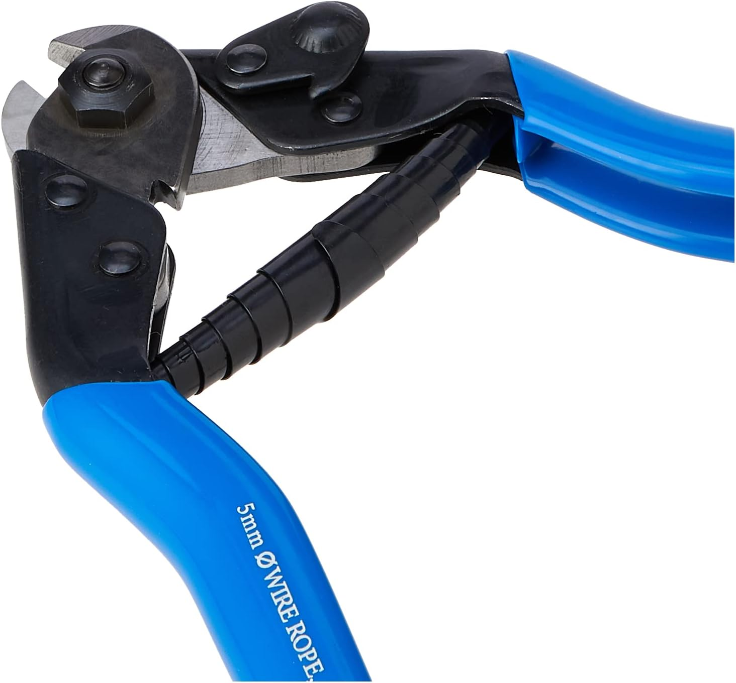 Draper 190Mm Wire Rope or Spring Wire Cutter, Blue image number 2