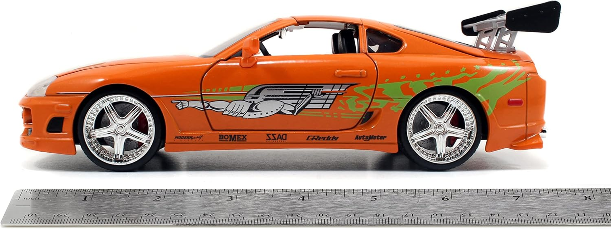 1:24 Fast & Furious - '95 Toyota Supra,Orange image number 6