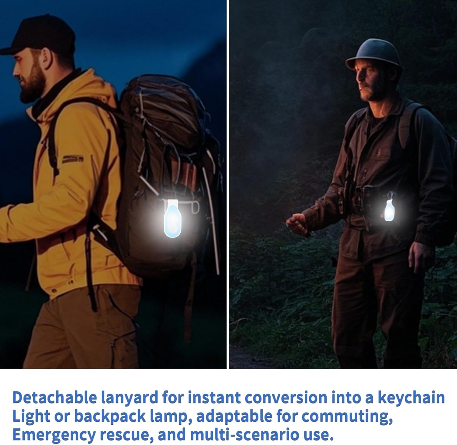 2Pcs Nurse Light for Night Shift Hands Free - Torch Rechargeable Clip-On LED Flashlight for Badge Reel Small Portable Nursing Accessories for Running Healthcare Workers image number 1