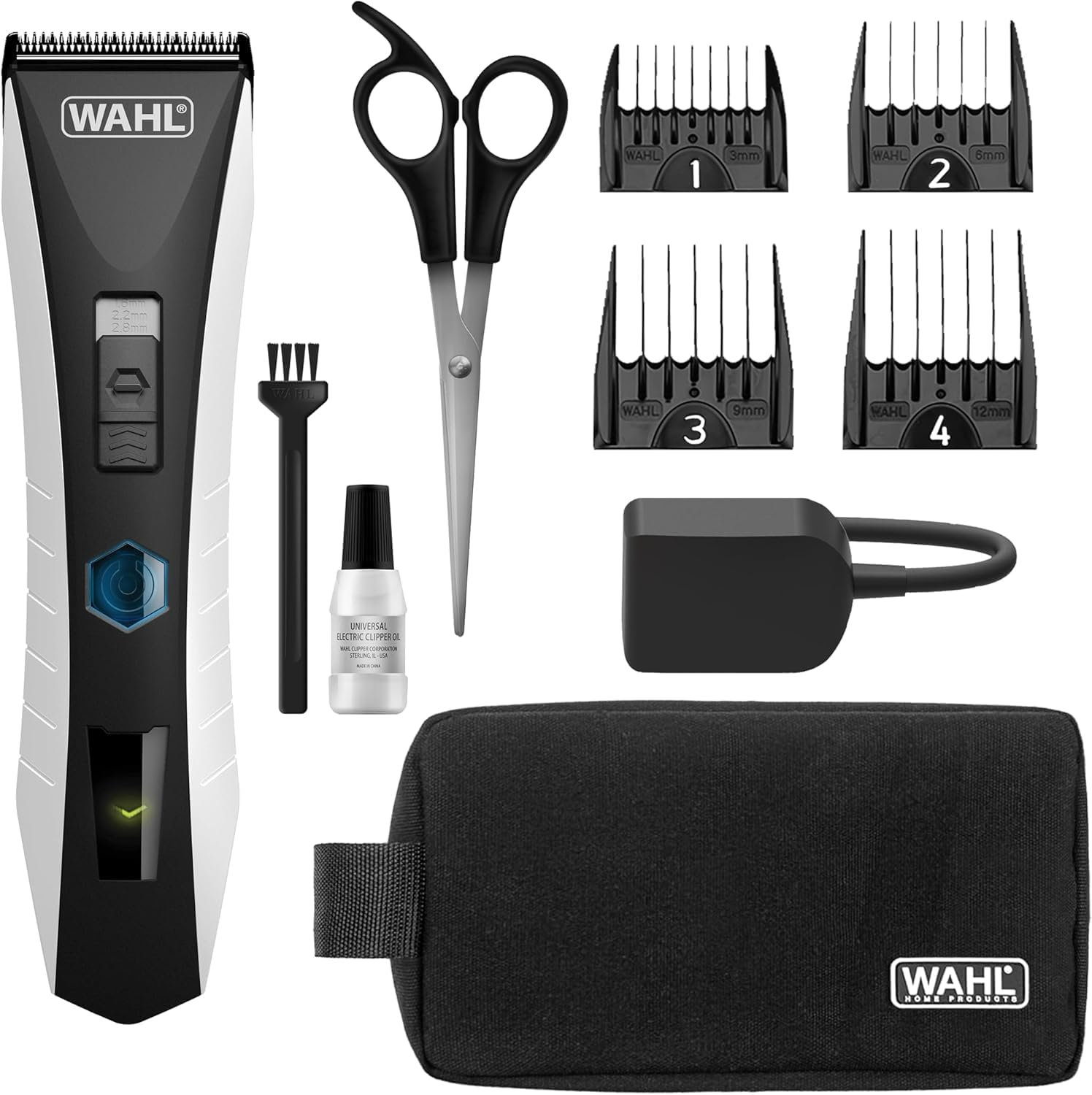Wahl Dog Grooming Clipper Set | Lithium Ion, Steel Blades, De-Shedding Glove | Professional Pet Grooming Kit image number 3