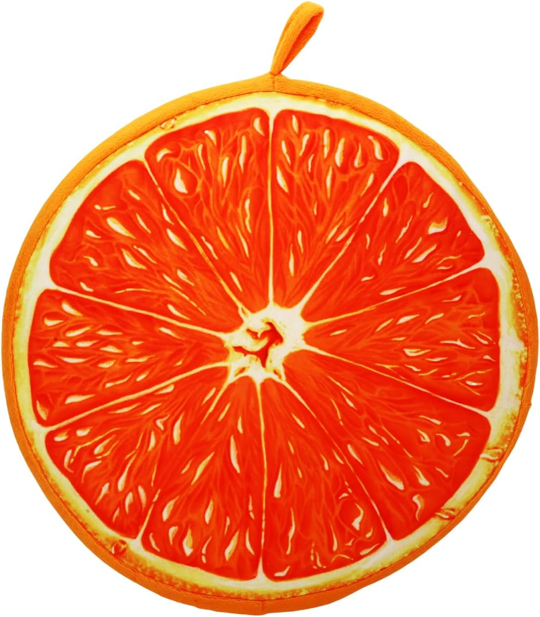 PACKOVE Watermelon Cushion Fruit Seat Cushion 3D Print Decorative Cushions Cute Couch Pillows for Home Office (Watermelon 33CM)