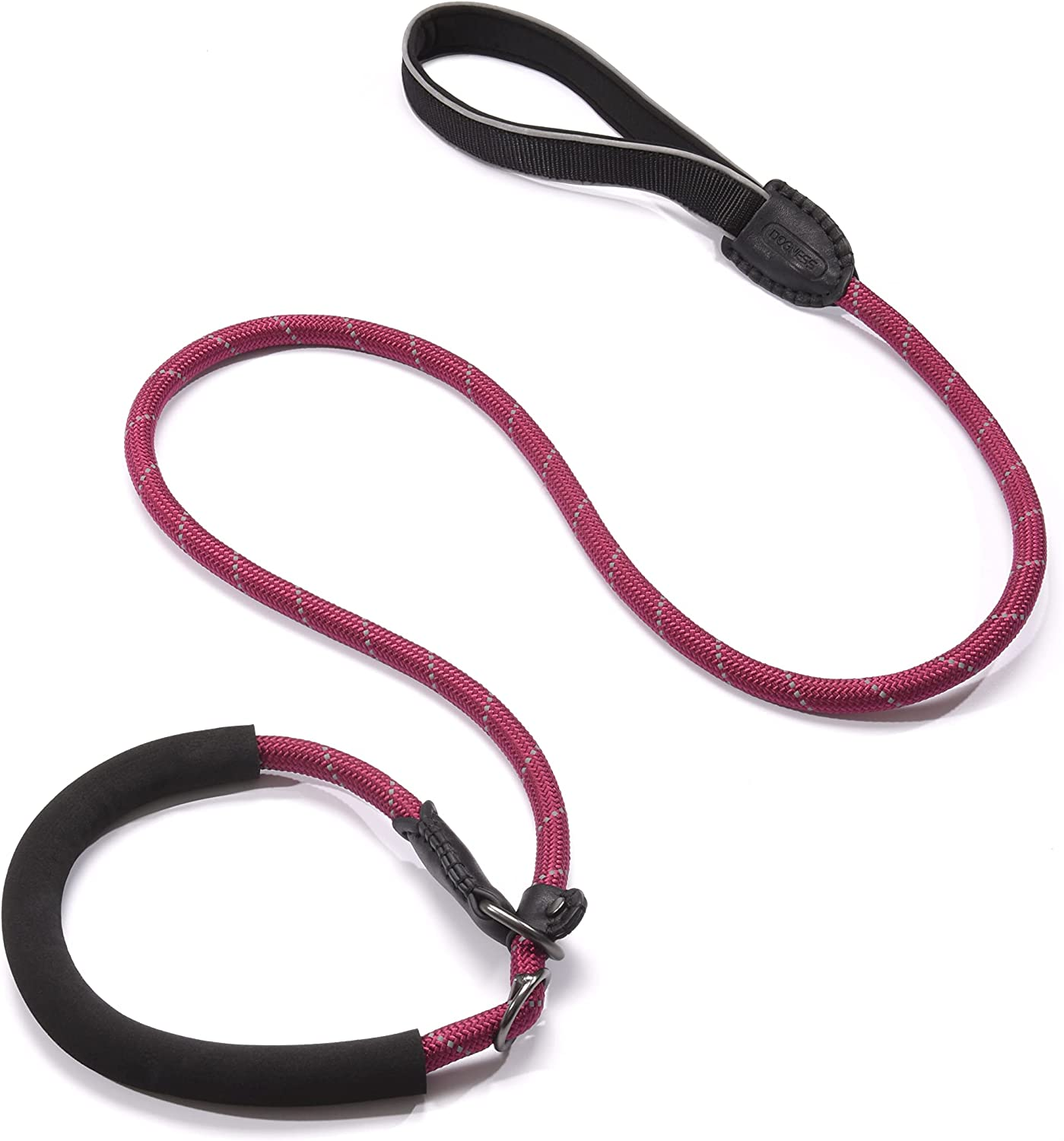 Dogness Extremely Durable Dog Training Rope Leash,The Onesie Dog Leash, Premium Quality Training Slip Lead, Reflective, Thick Heavy Duty, Sturdy Nylon, Comfortable for the Strong Large Medium Pets,