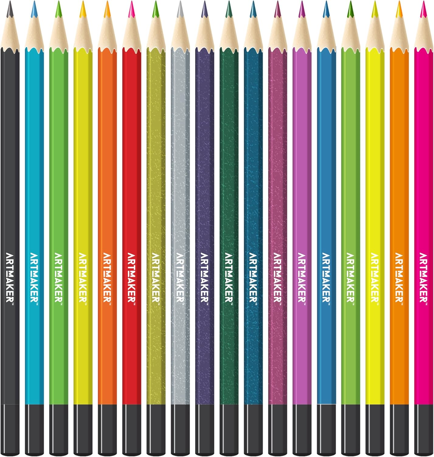 Art Maker Mandala Colouring Kit &ndash; 18 Colour, Metallic & Neon Pencils Included &ndash; Mindful Mandala Designs &ndash; Portable & Compact for Relaxation & Stress Relief