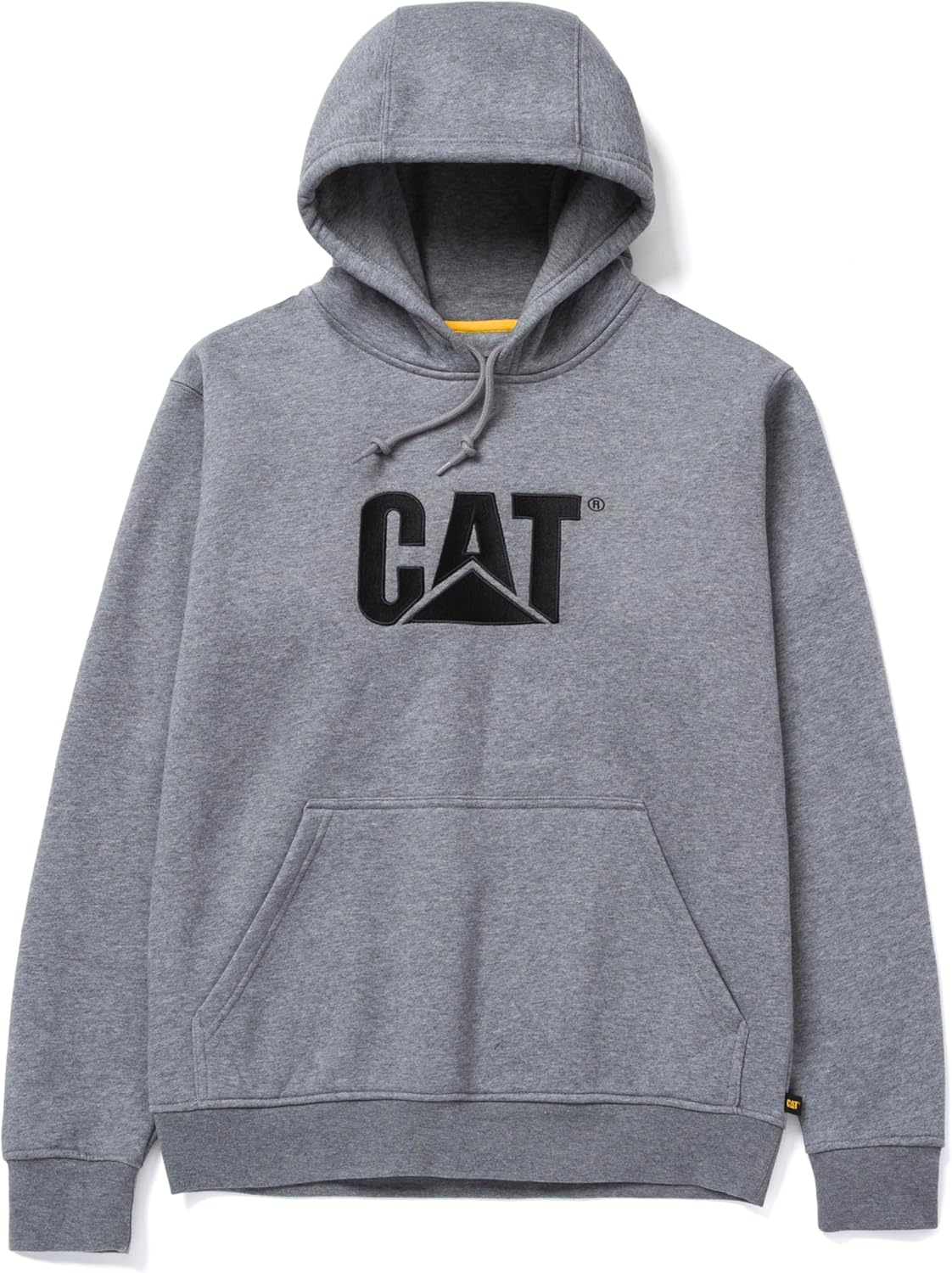 CAT Men'S Trademark Hooded Sweatshirt, Dark Heather Grey, Xx-Large