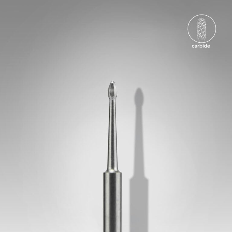 STALEKS PRO Tungsten Carbide Nail Cutter Safety Cutter Nail Cutter Hex Carbide Drill Bit Nail Cleaner (FT12/012/2.5) image number 1