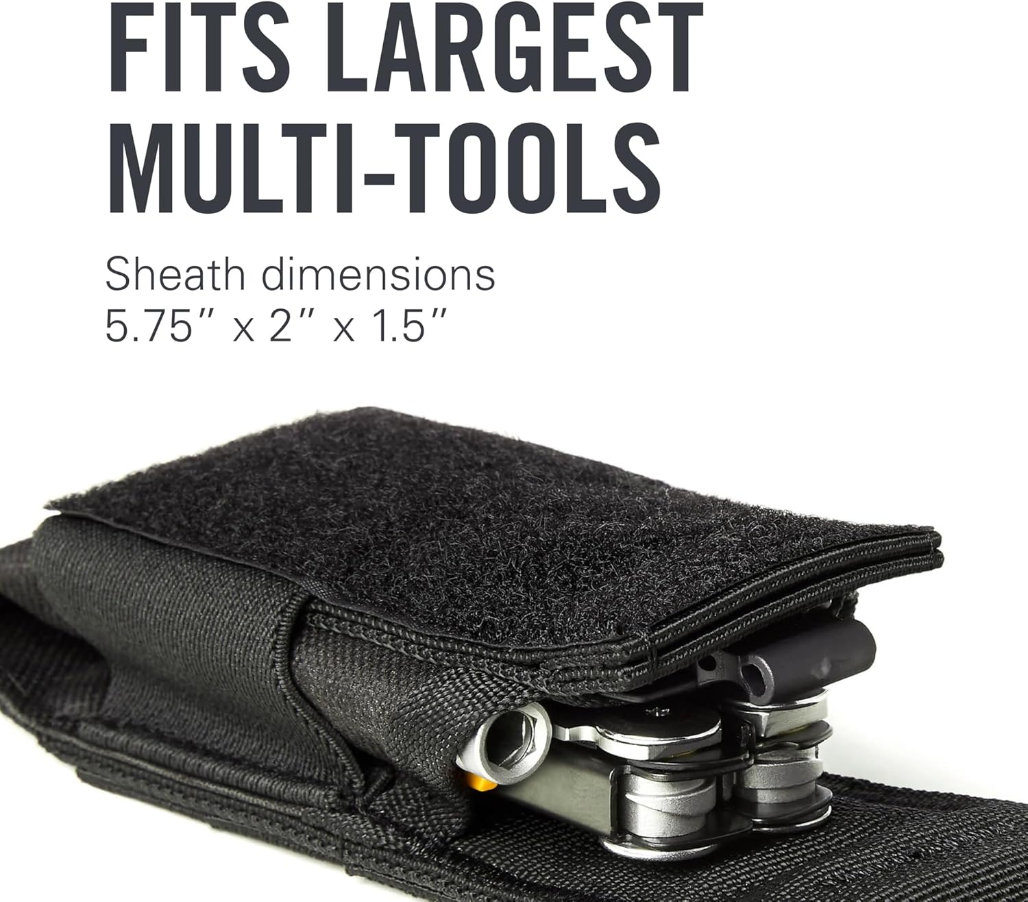 Leatherman YLS931005 Molle Sheath, Black, Large