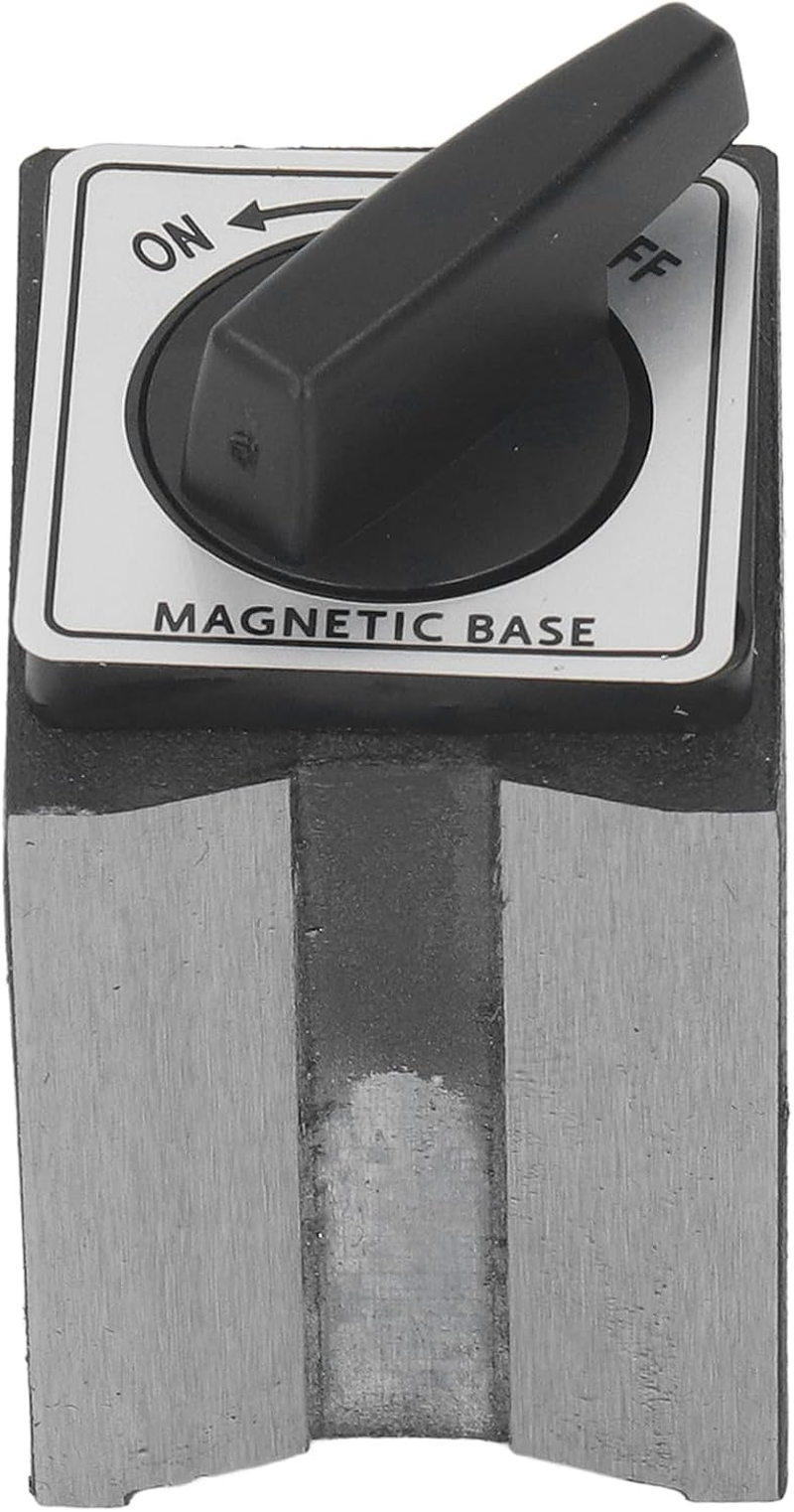 Adjustable Magnetic Base Holder, High Hardness 33Lb M5 Threaded Dial V Indicator Magnetic Base, Adjustable Metal Test Indicator Holder Tool Stand for Digital Dial Indicator image number 5