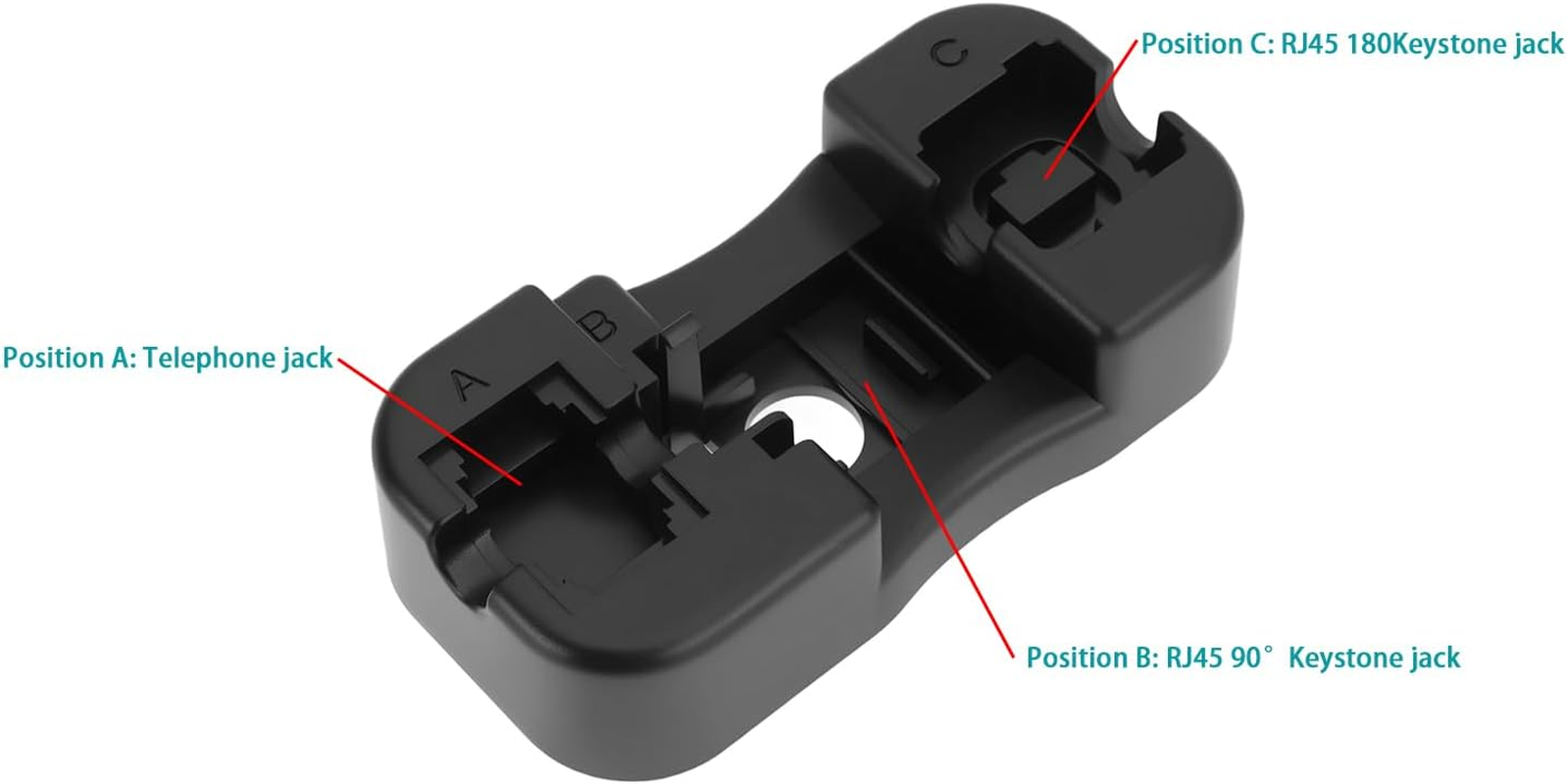 LT Easiyl 2Pcs Wiring Tool Module Holder Keystone Jack Punch down Stand Holder Suitable for 110 Blade Wire Cable Tool RJ45/RJ11 - Multipurpose Tool for Wiring