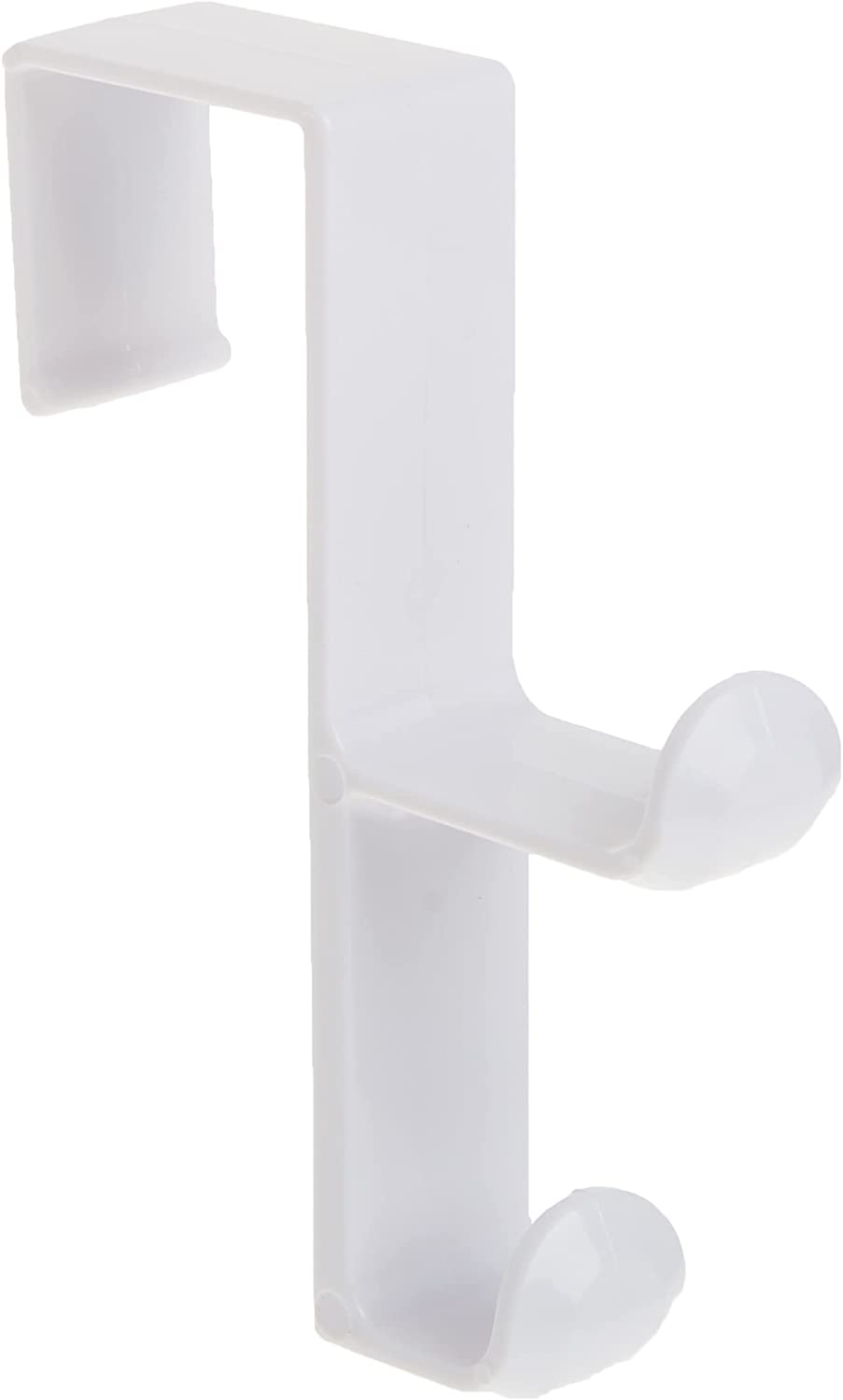 Interdesign over the Door Organizer Hooks for Coats, Hats, Robes, Towels - Set of 3, Double Hooks, White image number 1