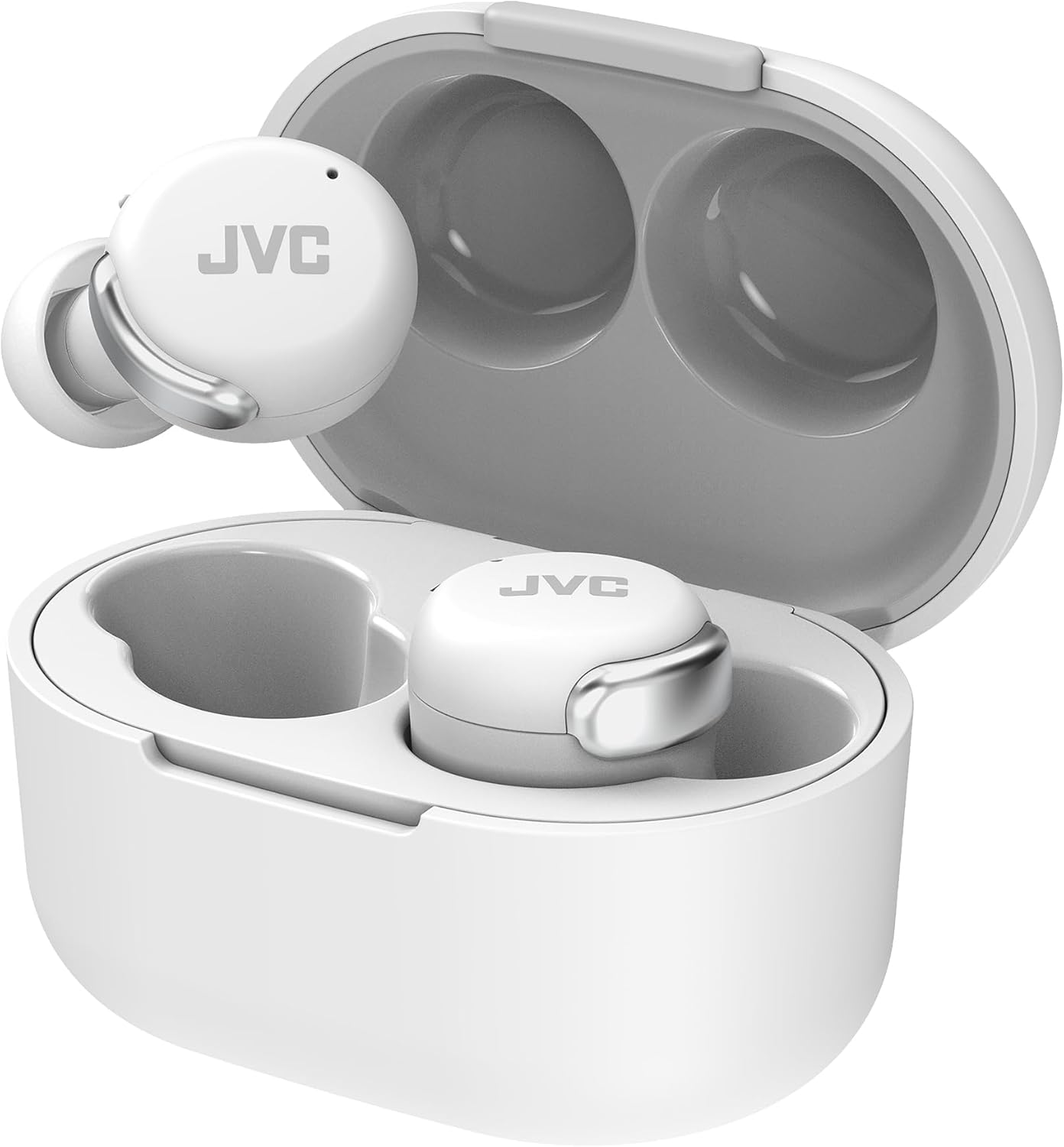 JVCKENWOOD HA-A30T-W Victor HA-A30T Wireless Earphones, Bluetooth, Noise Canceling, External Sound Capture Function, Includes Microphone, Waterproof, Low Latency, Telework, Unit Weight: 0.1 Oz (4.2 G) - Blue image number 4