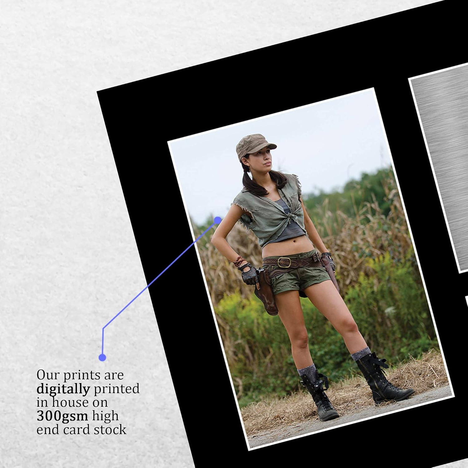 HWC Trading A4 Christian Serratos the Walking Dead Rosita Espinosa Gifts Printed Signed Autograph Picture for TV Show Fans - (Unframed) Christian Serratos image number 1