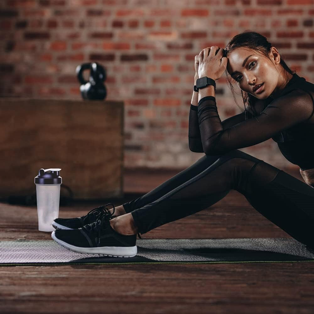 LEDON 700Ml Shaker Ball Sport Bottle Cup GYM Protein Supplement Drink Blender Mixer Leak Proof Sport Drink Bottle with Measurement Markings (3X) image number 1