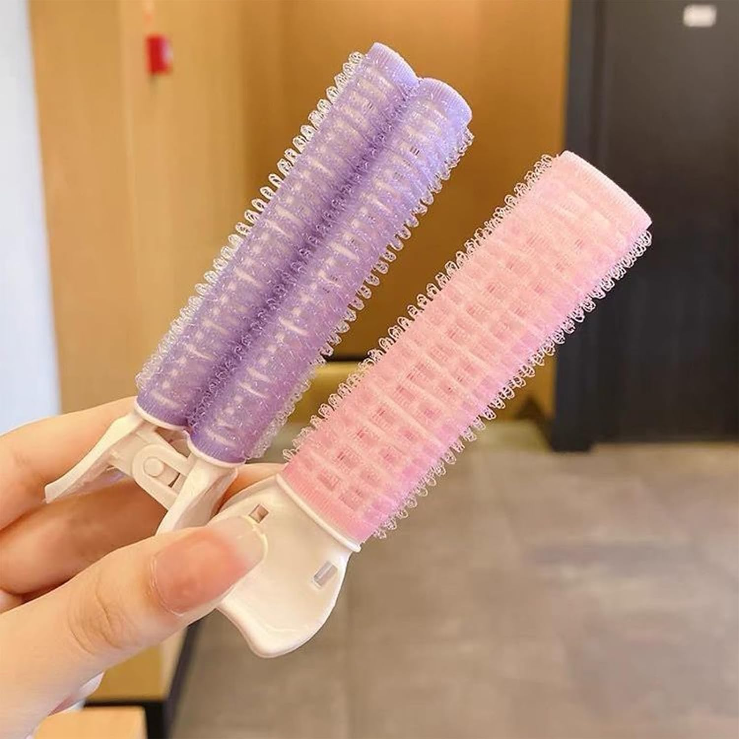 Volumising Hair Root Clips, Instant Volumising Hair Clips for Women, Candy Colour Hair Clips, Hair Rollers for Bangs, for All Hair Types, DIY Hair Curler Styling, Volumising Hair Root Clips (6